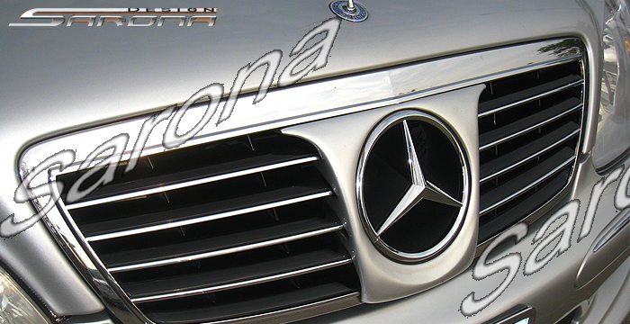 Custom Mercedes S Class  Sedan Grill (2003 - 2006) - $290.00 (Manufacturer Sarona, Part #MB-009-GR)